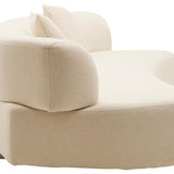 Arabella Cream Linen 3 Seater Sofa