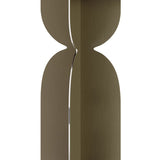 Arcadia Occasional Table – Brushed Bronze and Brown