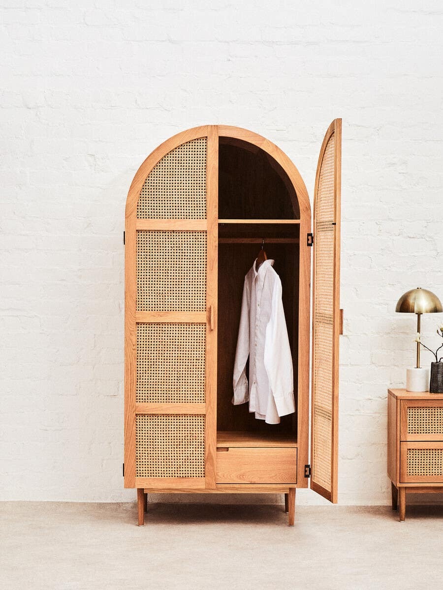 Arco Rattan Wardrobe