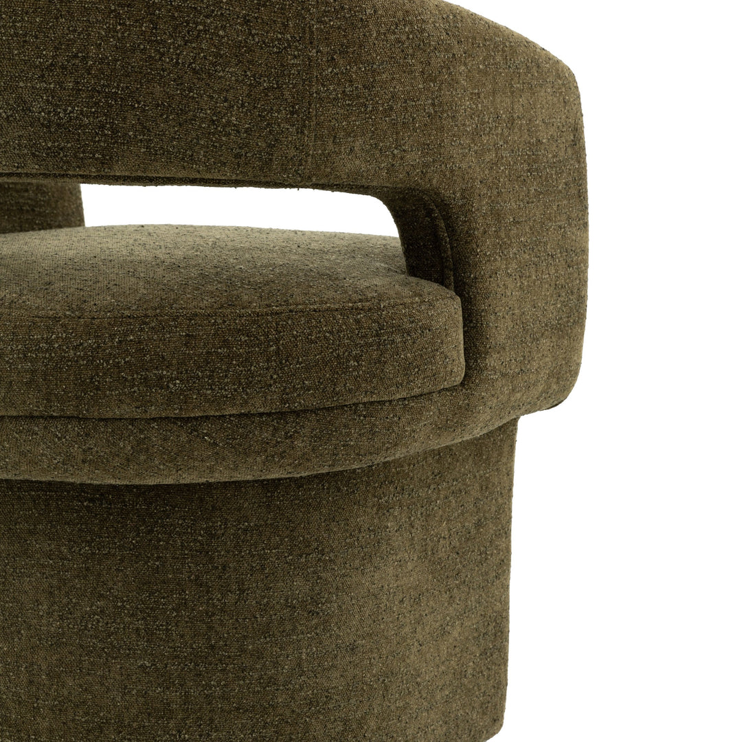 Arlo Dining Chair – Green Boucle