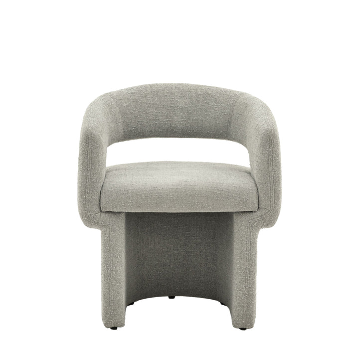 Arlo Dining Chair – Grey Boucle