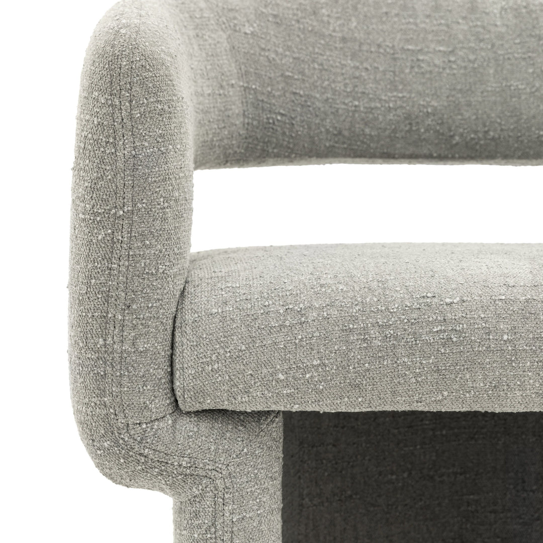 Arlo Dining Chair – Grey Boucle