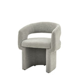 Arlo Dining Chair – Grey Boucle – Excess Stock
