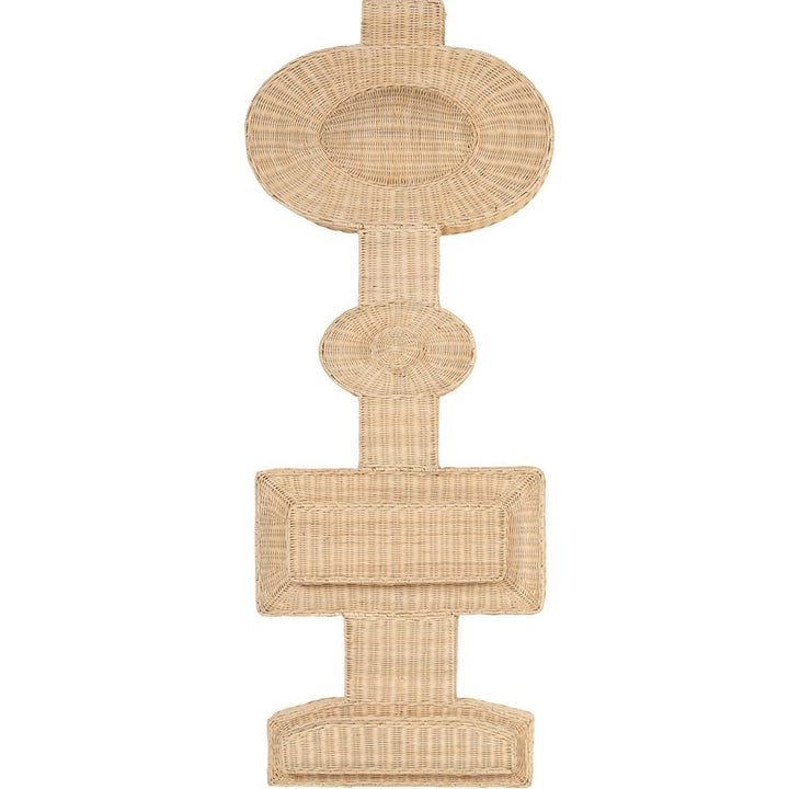 Armon Wall Light in Natural Rattan