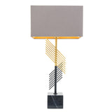 RV Astley Otis Table Lamp – Black and Brass