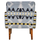 Ashlynn Geometric Armchair – Multi-coloured