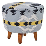 Ashlynn Geometric Stool – Multi-colour