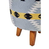 Ashlynn Geometric Stool – Multi-colour