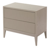 RV Astley Amur Wide Bedside Table – Ceramic Grey