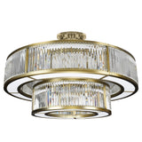 RV Astley Garnet Chandelier – Antique Brass