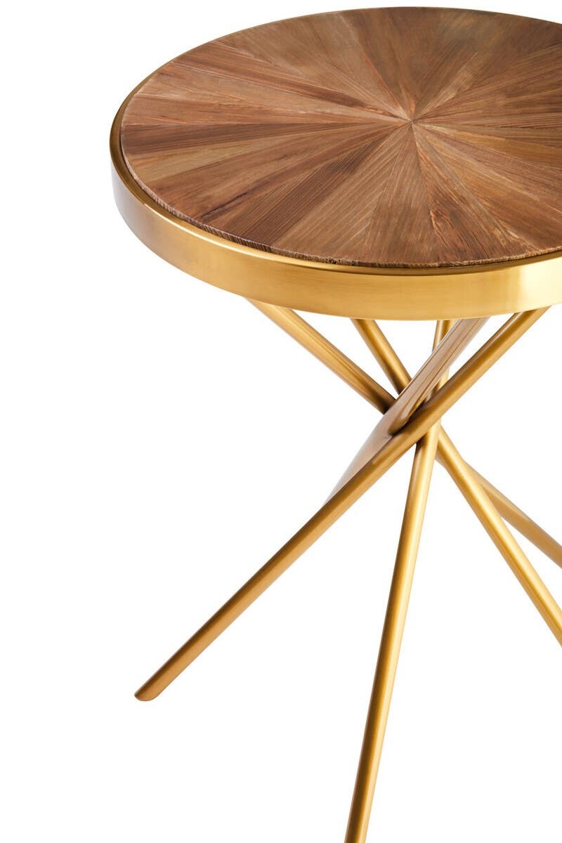 Atley Side Table – Crossed Base