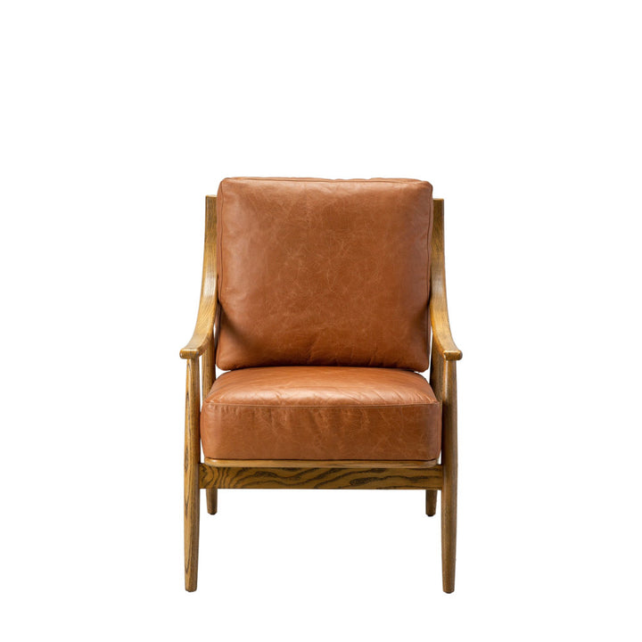 Atlas Armchair – Brown Leather