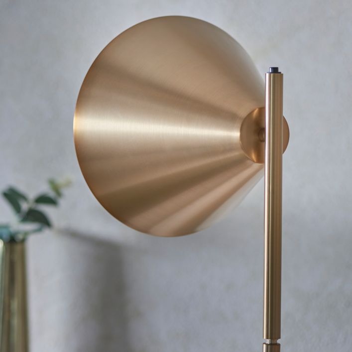 Aura Floor Lamp – Antique Brass