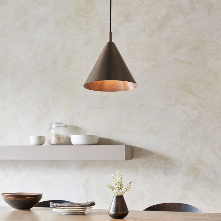 Aura Pendant Light – Antique Bronze