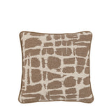Aziza Jacquard Cushion – Mocha