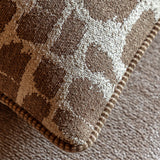 Aziza Jacquard Cushion – Mocha