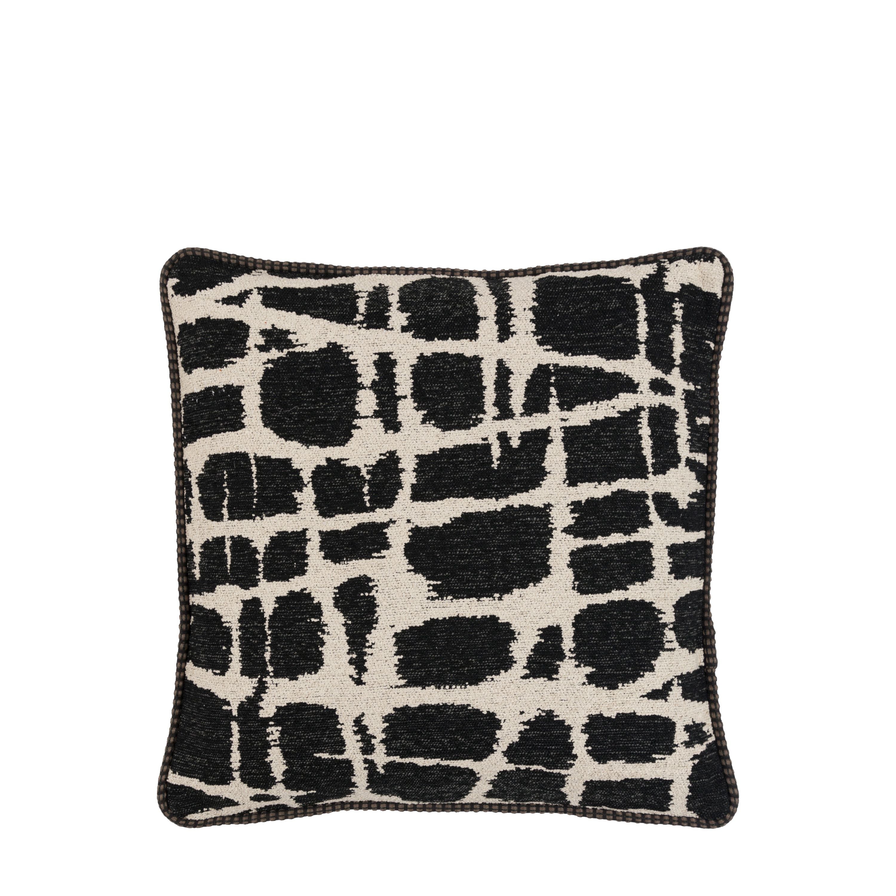 Aziza Jacquard Cushion – Slate
