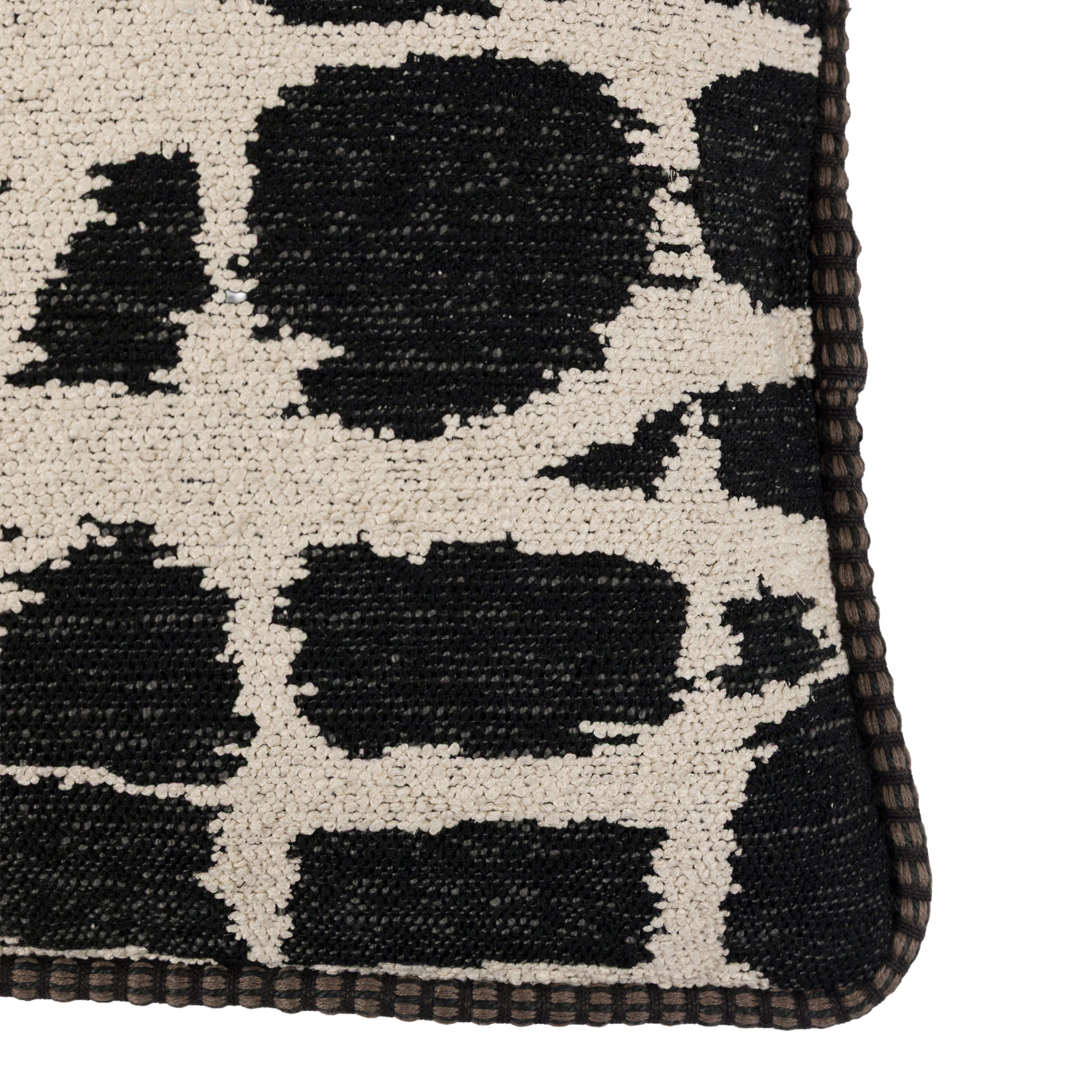 Aziza Jacquard Cushion – Slate