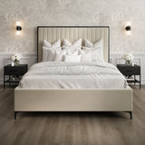 LPD Home Berkeley Double Bed – Cream