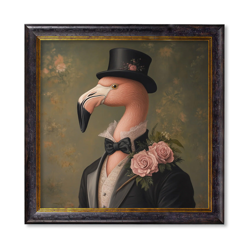 Baron Von Blush – Circus Flamingo – Oxford Square Frame