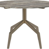 Baudillane Dining Table – Grey Travertine