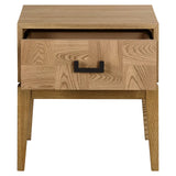 Baxley Side Table – 1 Drawer – Natural