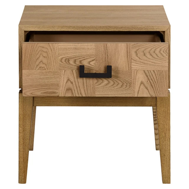 Baxley Side Table – 1 Drawer – Natural