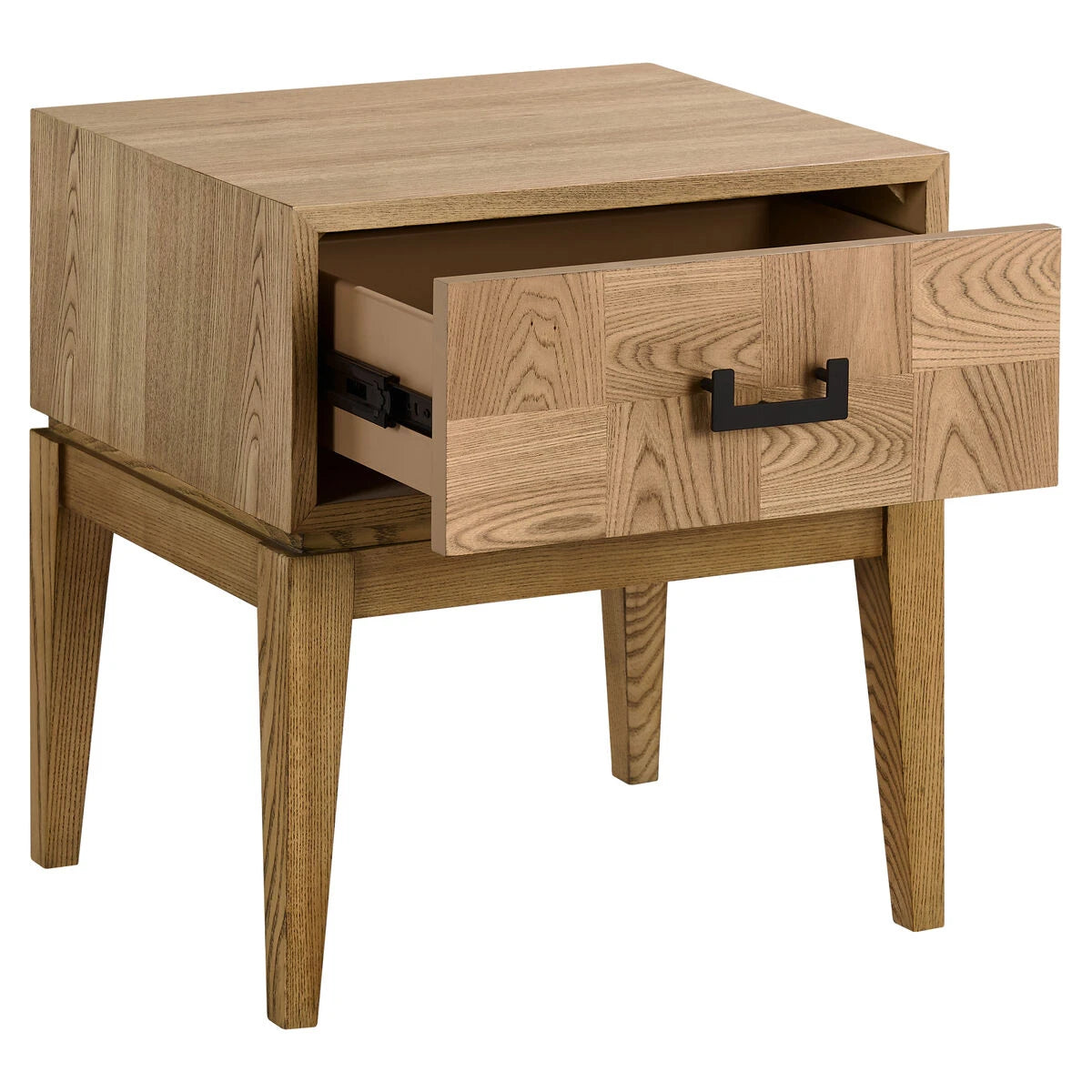 Baxley Side Table – 1 Drawer – Natural