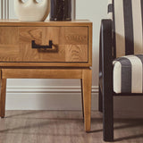 Baxley Side Table – 1 Drawer – Natural