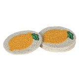 Beaded Lemon Coasters – Set of 4 – Excess Stock