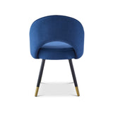 Berkeley Designs Hoxton Dining Chair in Blue Velvet – Set of 2