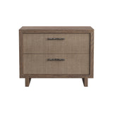 Bernhardt Casa Paros Wide Nightstand – Woven Fronts