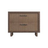 Bernhardt Casa Paros Wide Nightstand – Woven Fronts