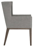 Bernhardt Linea Dining Arm Chair – Cerused Charcoal