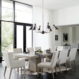 Bernhardt Linea Dining Arm Chair – Cerused Greige