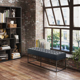 LPD Home Boden Bench – Steel Grey