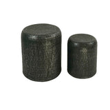 Brahman Side Tables – Set of 2 – Asphalt