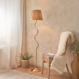 Branchlight 1 Light Floor Lamp – Brushed Aged Brass