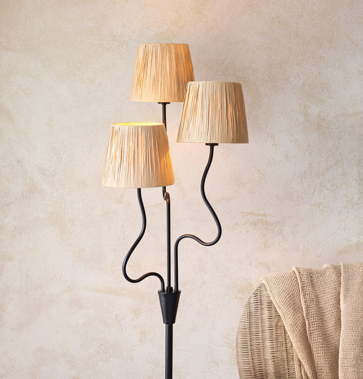 Branchlight 3 Light Floor Lamp – Black