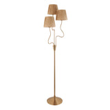 Branchlight 3 Light Floor Lamp – Brushed Aged Brass