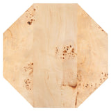 Branwell Side Table with Mappa Burl Veneer