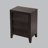 Livingsley Brio Bedside Table – Chocolate Finish