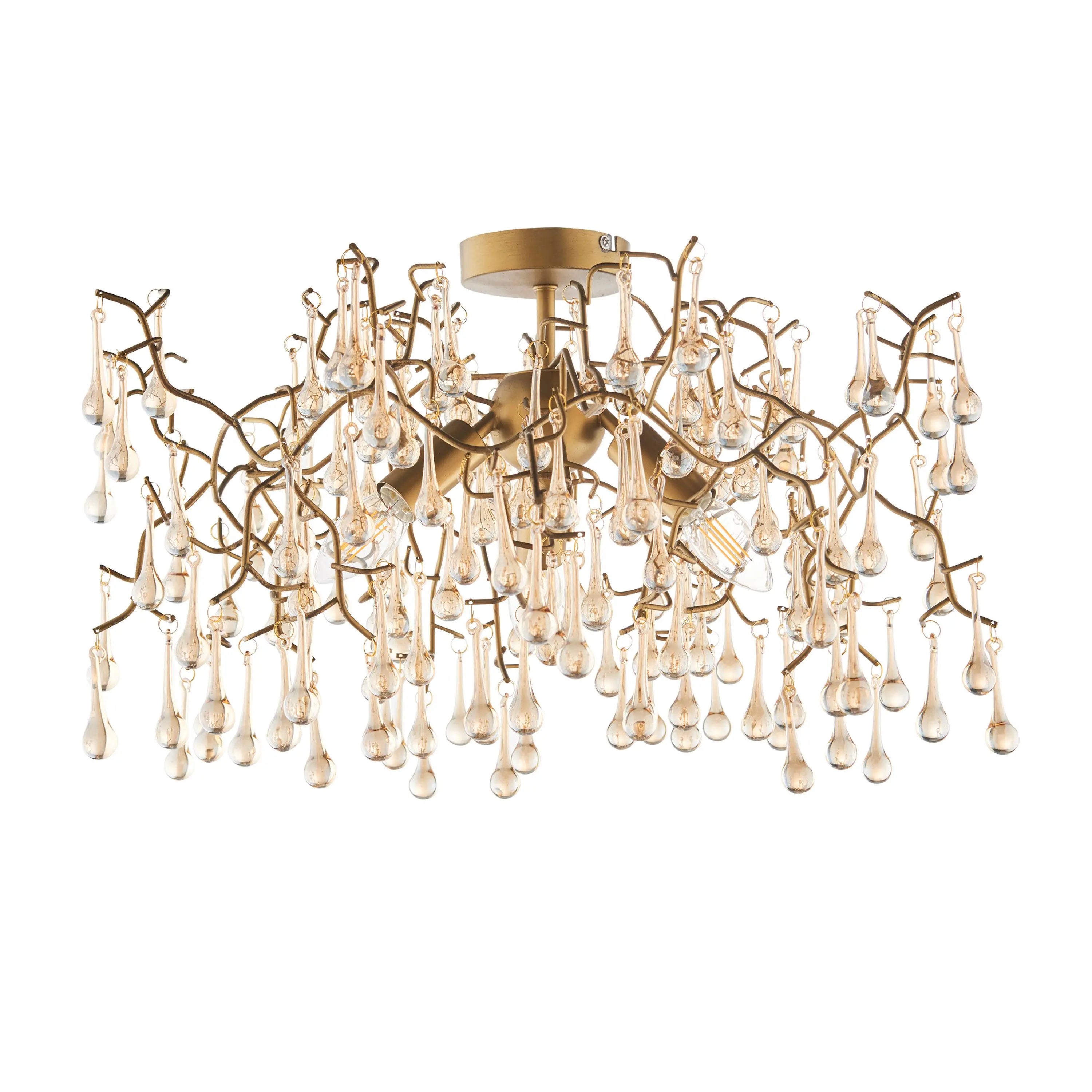 Bronte Ceiling Light – Gold