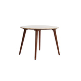 Light & Living Romano Coffee Table in Wood and Travertine - Large