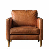 Buckley Armchair – Vintage Brown Leather