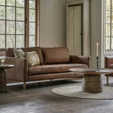Buckley Vintage Brown Leather Sofa – 3 Seater