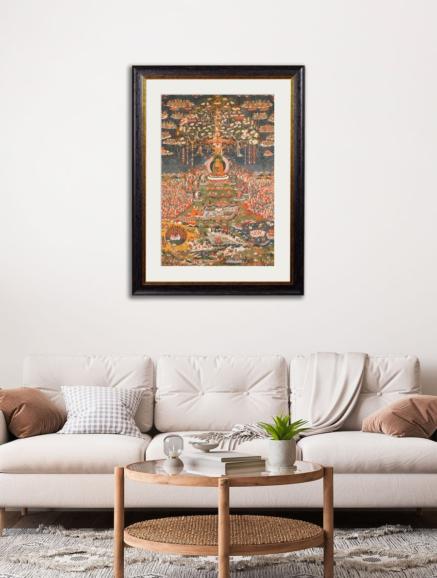 Buddha of the Western Pure Land – Oxford Framed Print