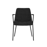LPD Home Carlo Dining Chair with Arms – Onyx – Set of 2