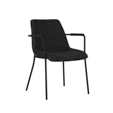 LPD Home Carlo Dining Chair with Arms – Onyx – Set of 2