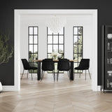 LPD Home Carlo Dining Chair – Onyx – Set of 2